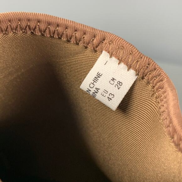 DOUBLET Size 10 Brown Tan Animal Print Mixed Materials Straps Sandals main image 2